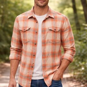 Patagonia Men’s Casual Button Down Size Large Organic Cotton